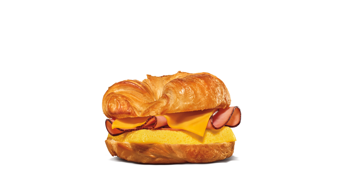 Ham, Egg, & Cheese Croissan'wich