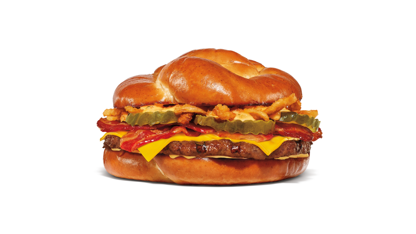Game Day Pretzel Burger